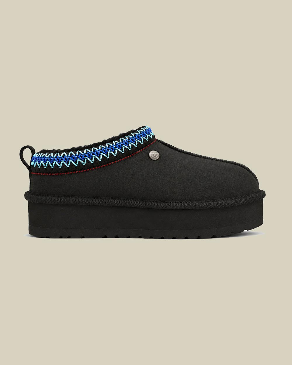 Jasper Platform Sheepskin Slippers