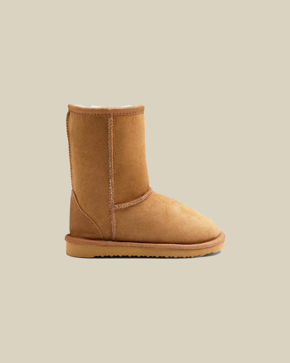 Kids Short Sheepskin Boots